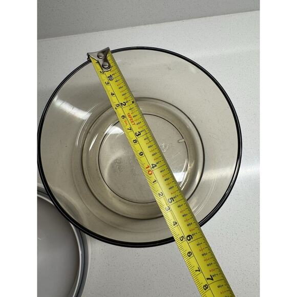 Snail Food Saver KY-134 Vacuum Seal Container 50 oz & Lid 6”D x 5-5/8”H Amber - Picture 5 of 6